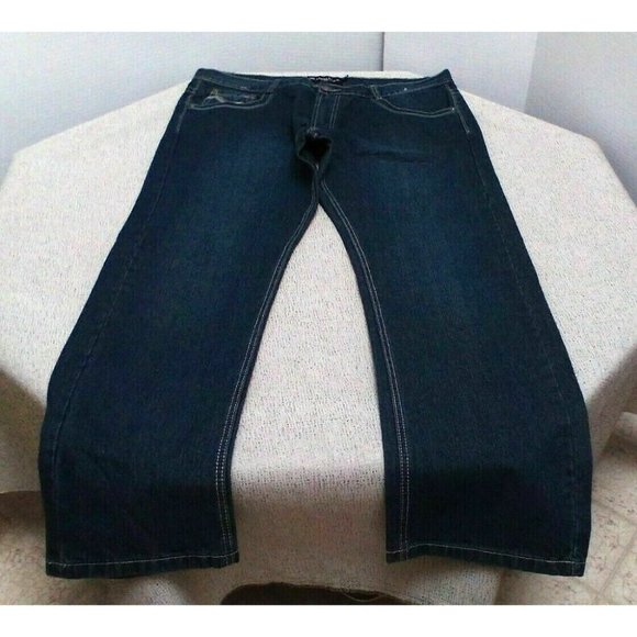 Marx & Dutch Unisex Jeans (40x32) Classic Fit Comfort Straight Legs Medium Wash - Picture 2 of 16